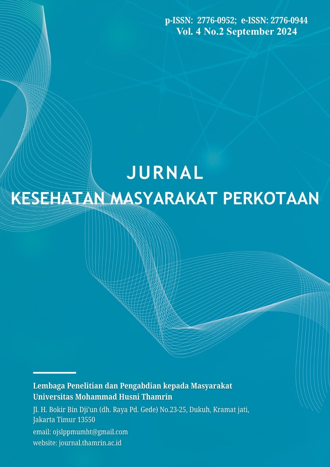 					View Vol. 4 No. 2 (2024): Jurnal Kesehatan Masyarakat Perkotaan
				